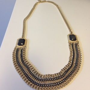 Gold and Black Necklace