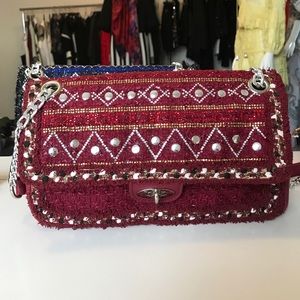 Red dazzled purse