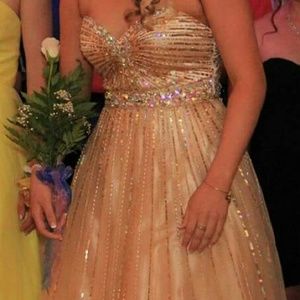 Gold Prom Dress