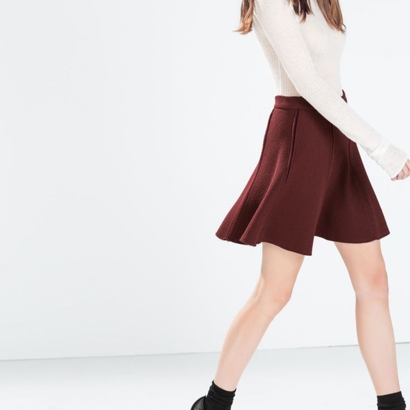 Zara Dresses & Skirts - FLASH SALE✨hp✨ | zara | pleated mini skirt in NAVY