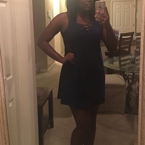 💥 Last Markdown💥 Maurices navy shift dress.