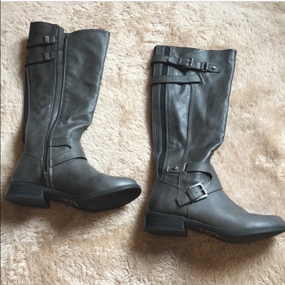 Grey Boots