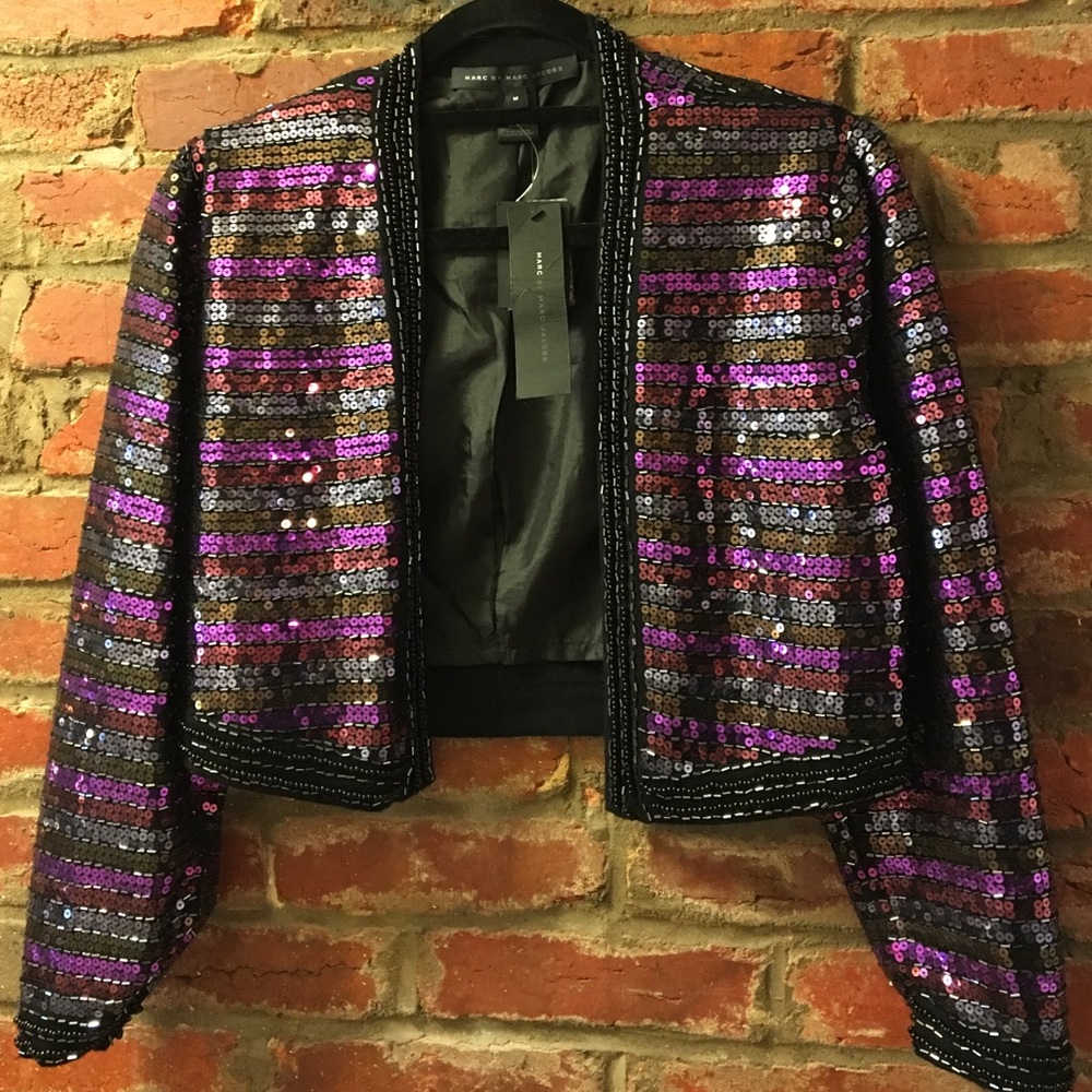 Sequin Marc By Marc Jacobs Jacket - image 1