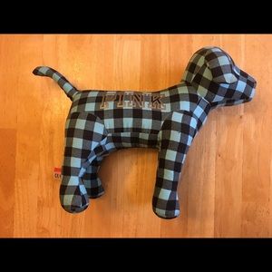 Large plaid PINK dog