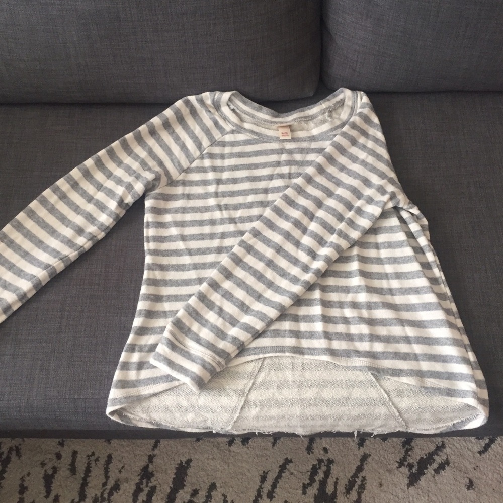 XL Grey and cream striped Mossimo sweater
