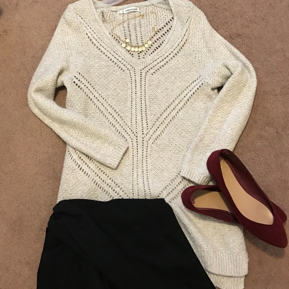 Knit sweater