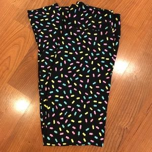 Rare!! Lularoe OS Popsicle Print Unicorn Leggings