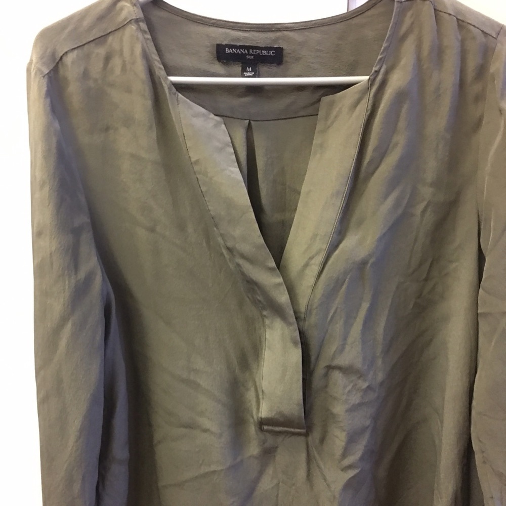 Banana Republic silk tunic