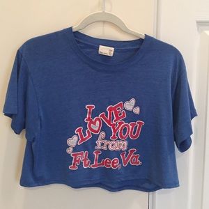 Vintage crop top