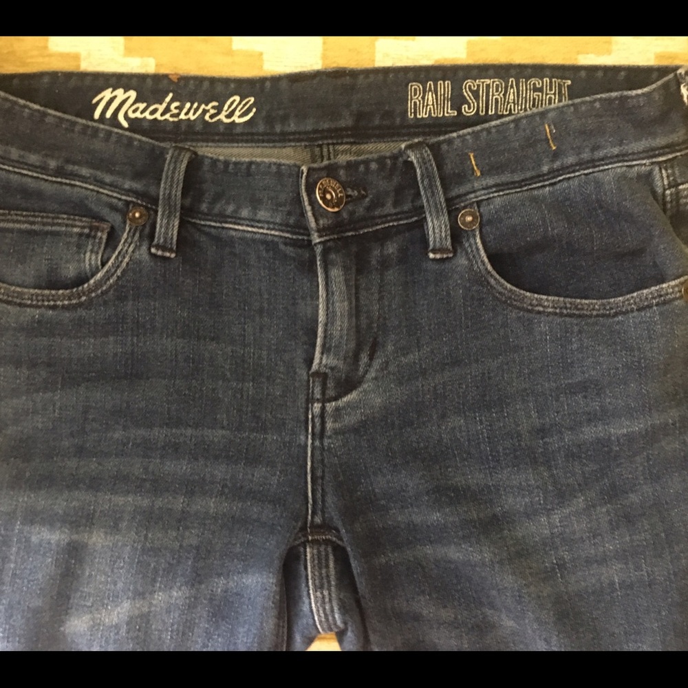 Madewell- Rail straight Jean