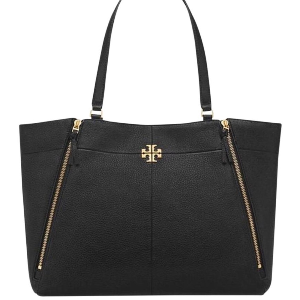 Tory Burch Ivy East West Black Tote Bag