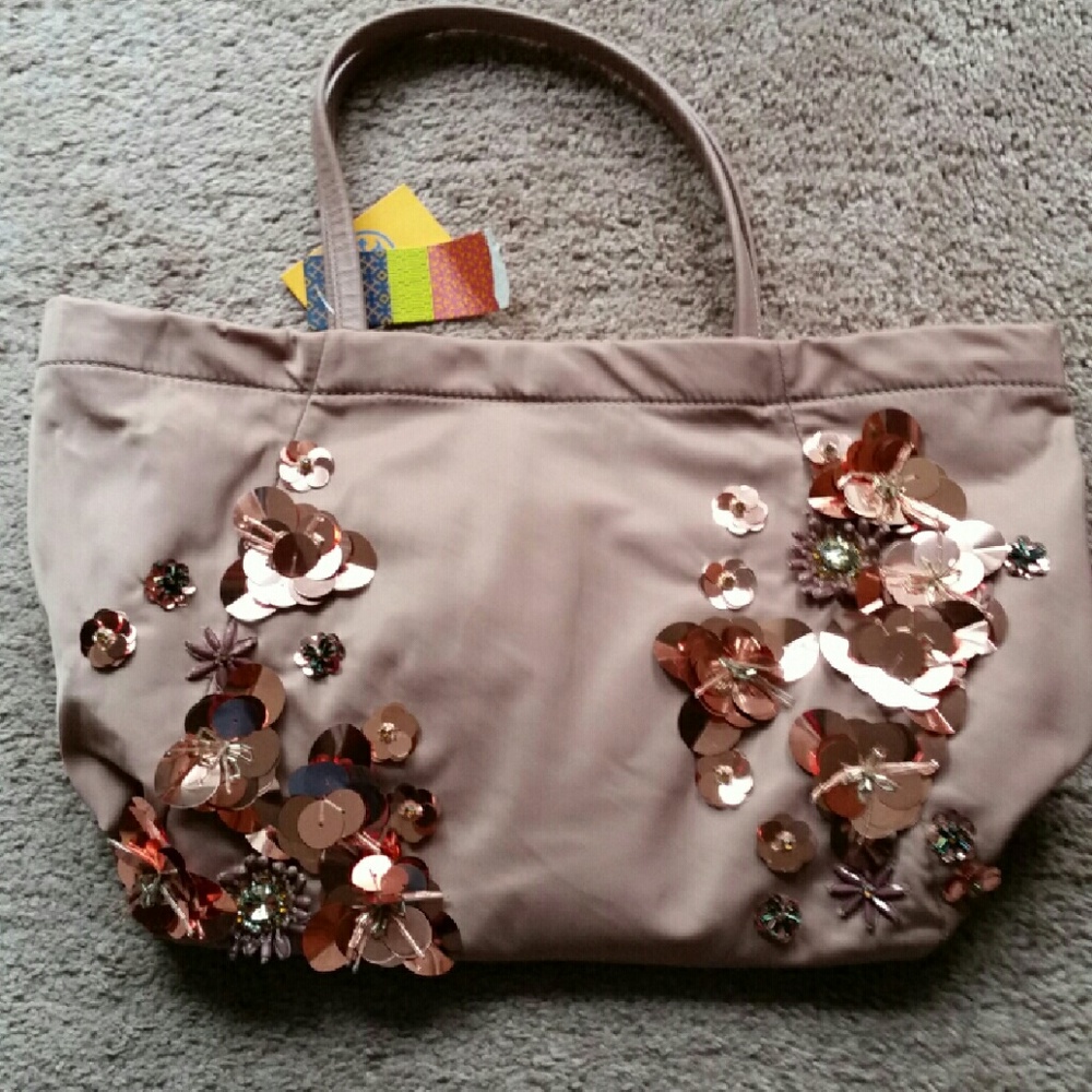 Tory Burch cluster nylon tote