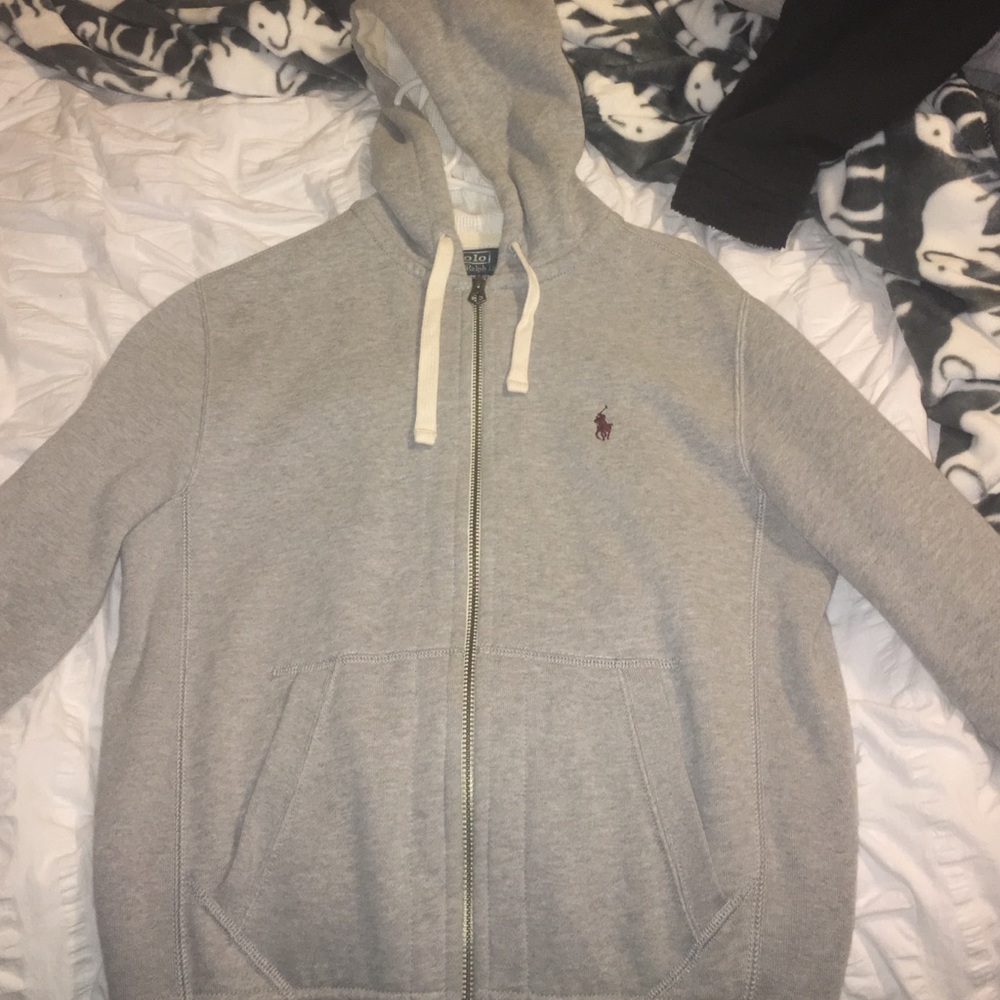 Men's polo hoodie