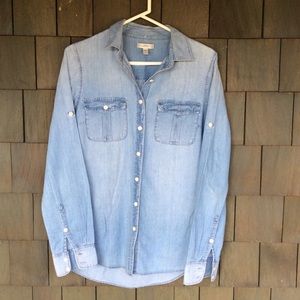 J Crew Denim Shirt 6T Tall