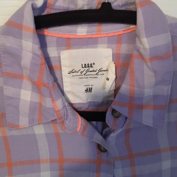 H&M flannel long sleeve shirt - Picture 2 of 3