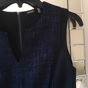 Elie Tahari Leslie Dress Navy sz 2