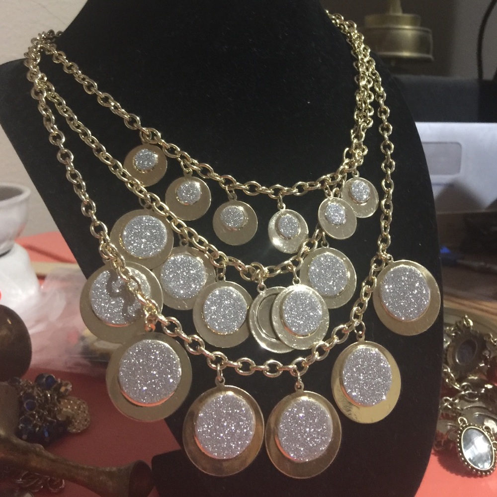 Necklace with matching earrings