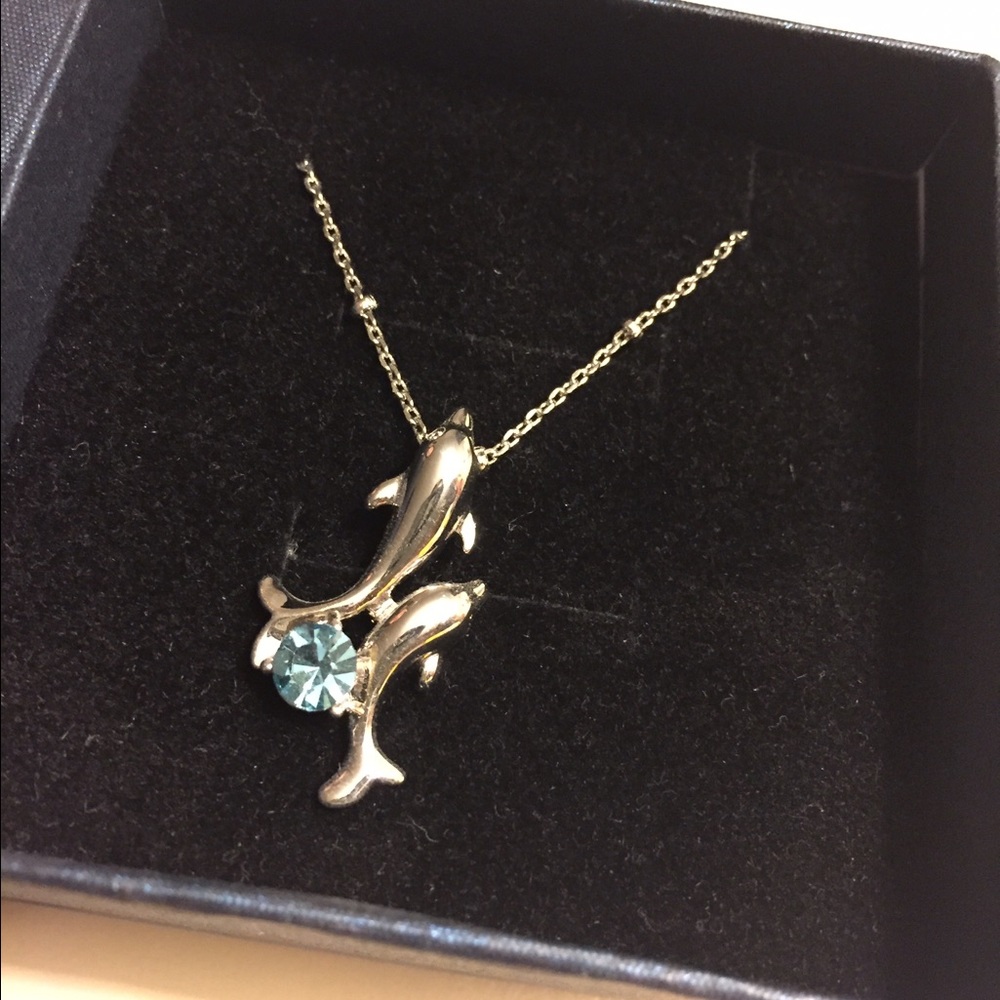 Silver Dolphin Necklace