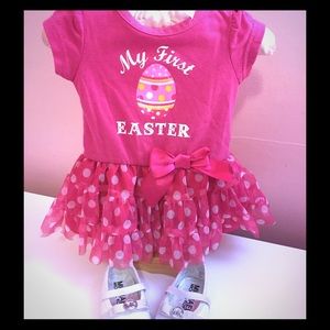 Newborn girl one piece dress