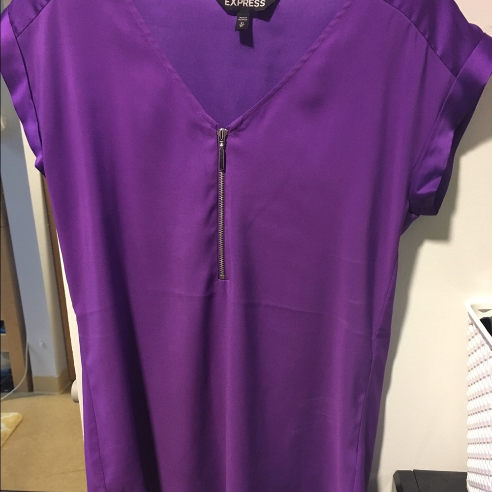 Express Zippered Blouse