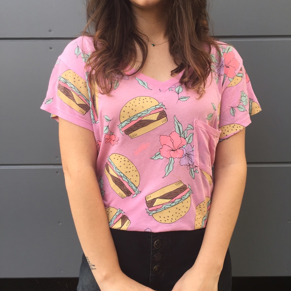 Wildfox Hamburger Shirt