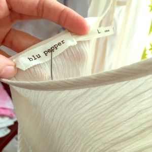 Blue Pepper Lace Top