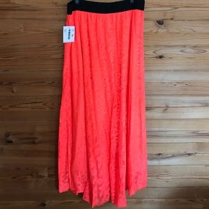LuLaRoe Lucy in neon orange.