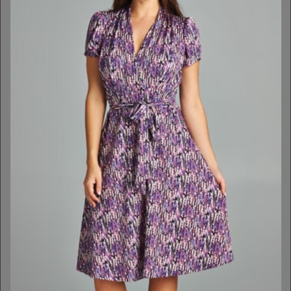 Spring Dress - Purple