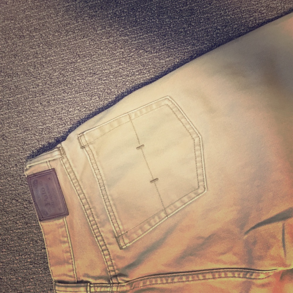 Men's polo khaki's