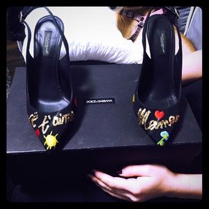 Dolce & Gabbana  sling backs size 8
