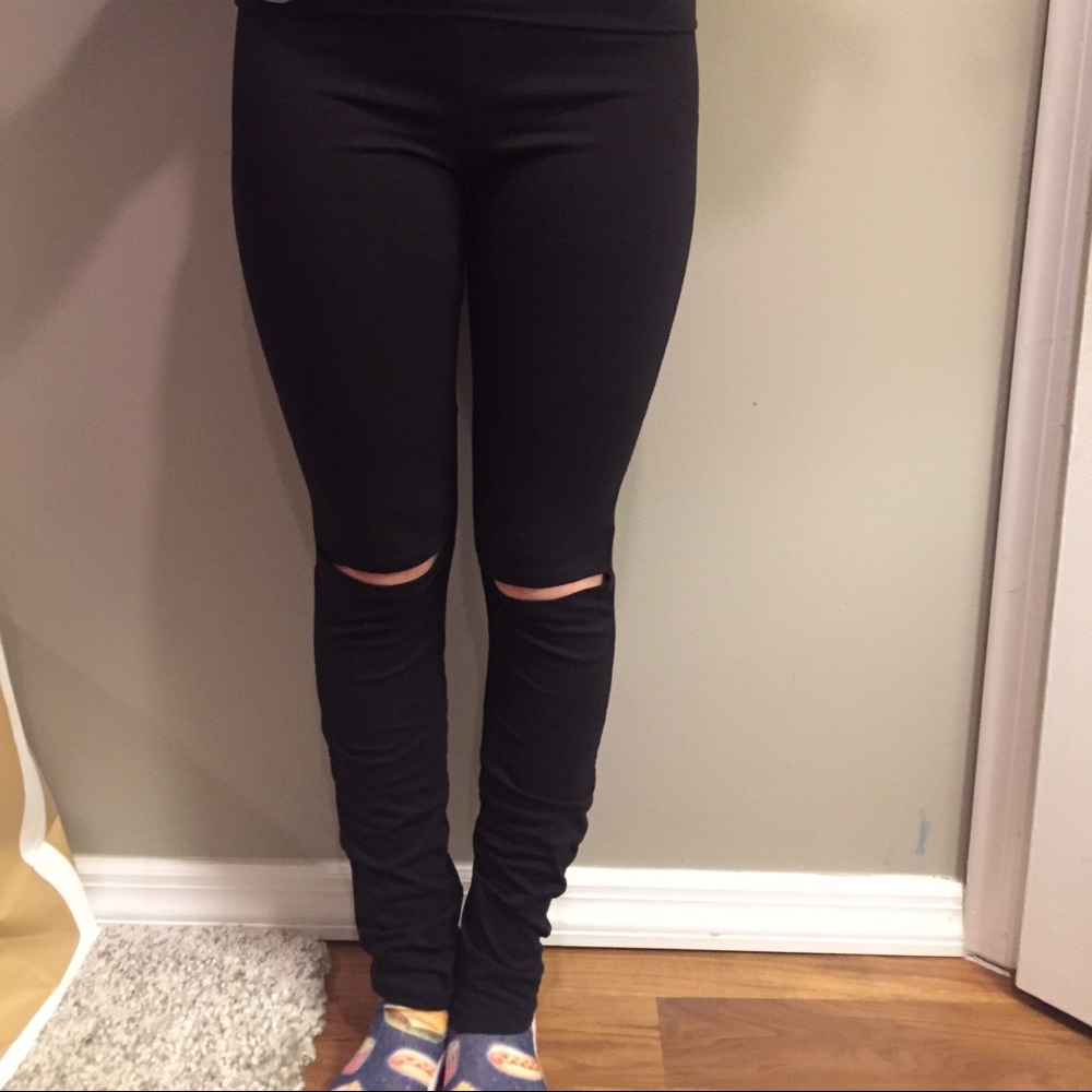 ❤️High Waisted Knee Cut Out Leggings❤️