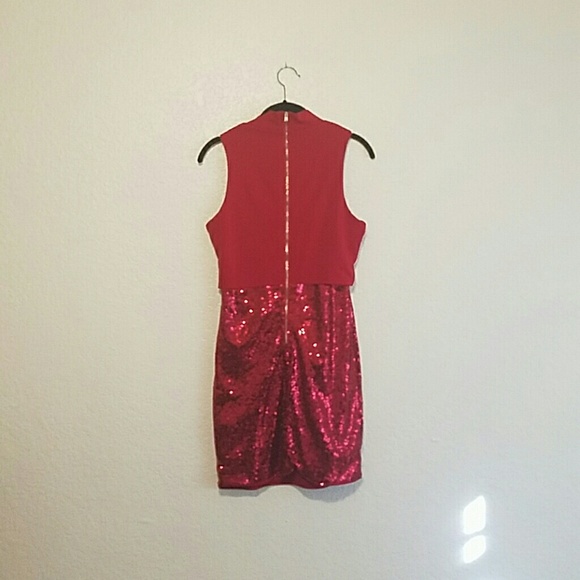 Mini Red Dress - Picture 2 of 2