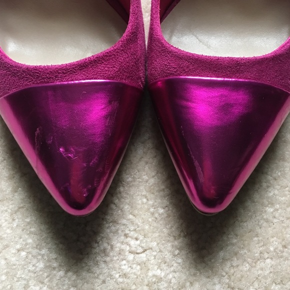 Candie's magenta high heels - Picture 4 of 4