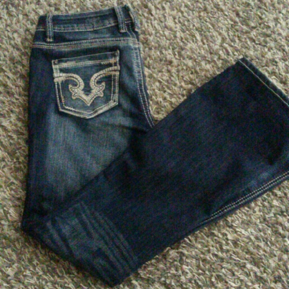 New Distress Dark Blue Jean