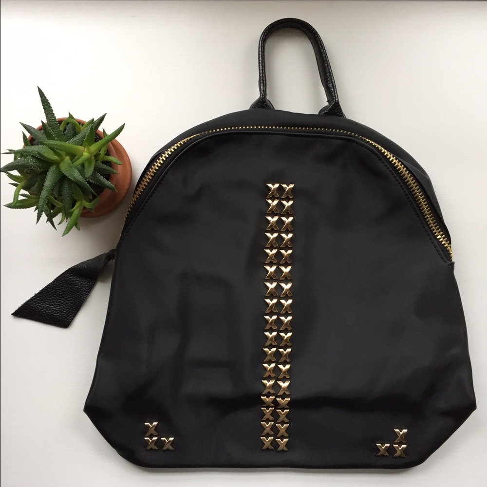 Black Backpack Gold Hardware 🖤✨