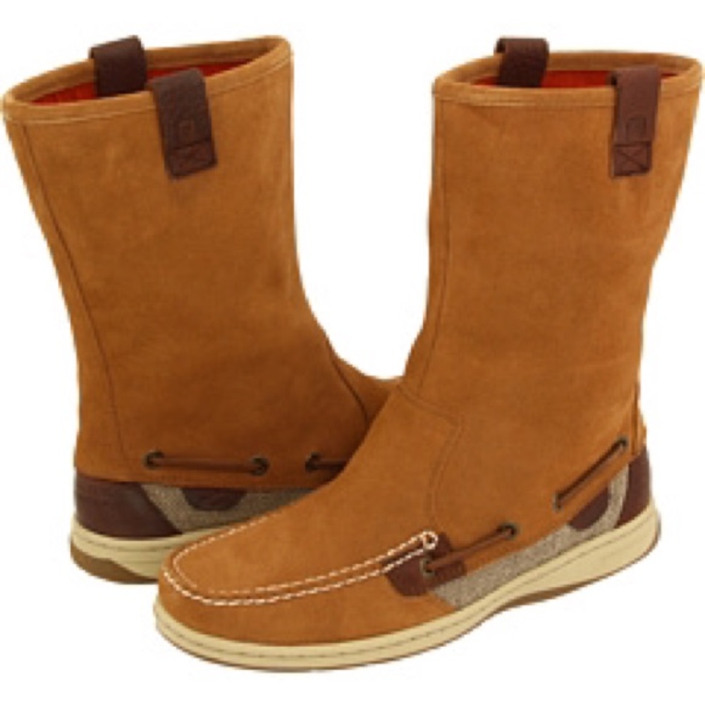 Sperry Sandfish Barely Suede boots