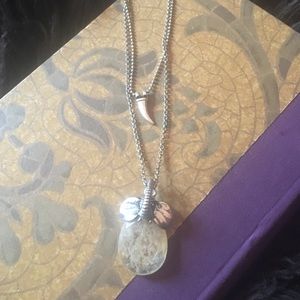 Lucky Brand Elephant and Horn Necklace