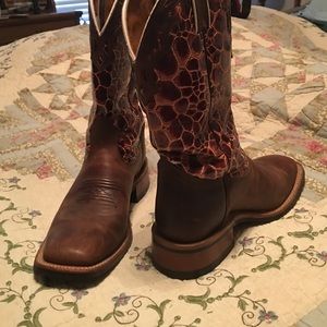 Boulet cowgirl dress boots size 7 1/2 women
