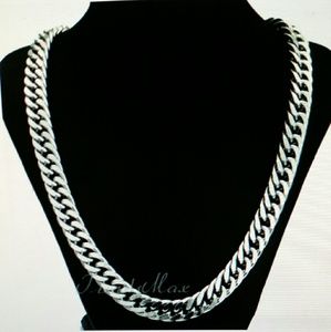 Stainless steel double curb chain