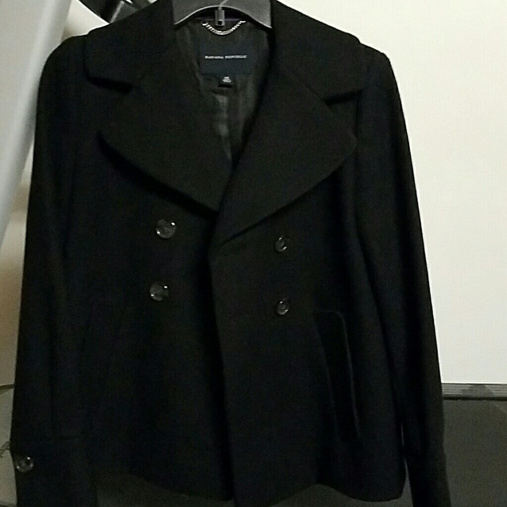 Banana republic wool pea coat