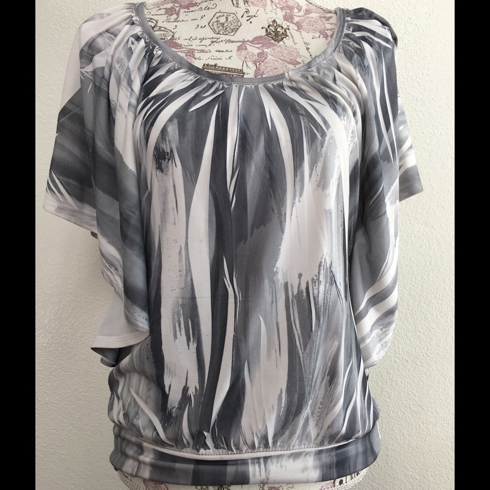 Charlotte Russe Grey Top