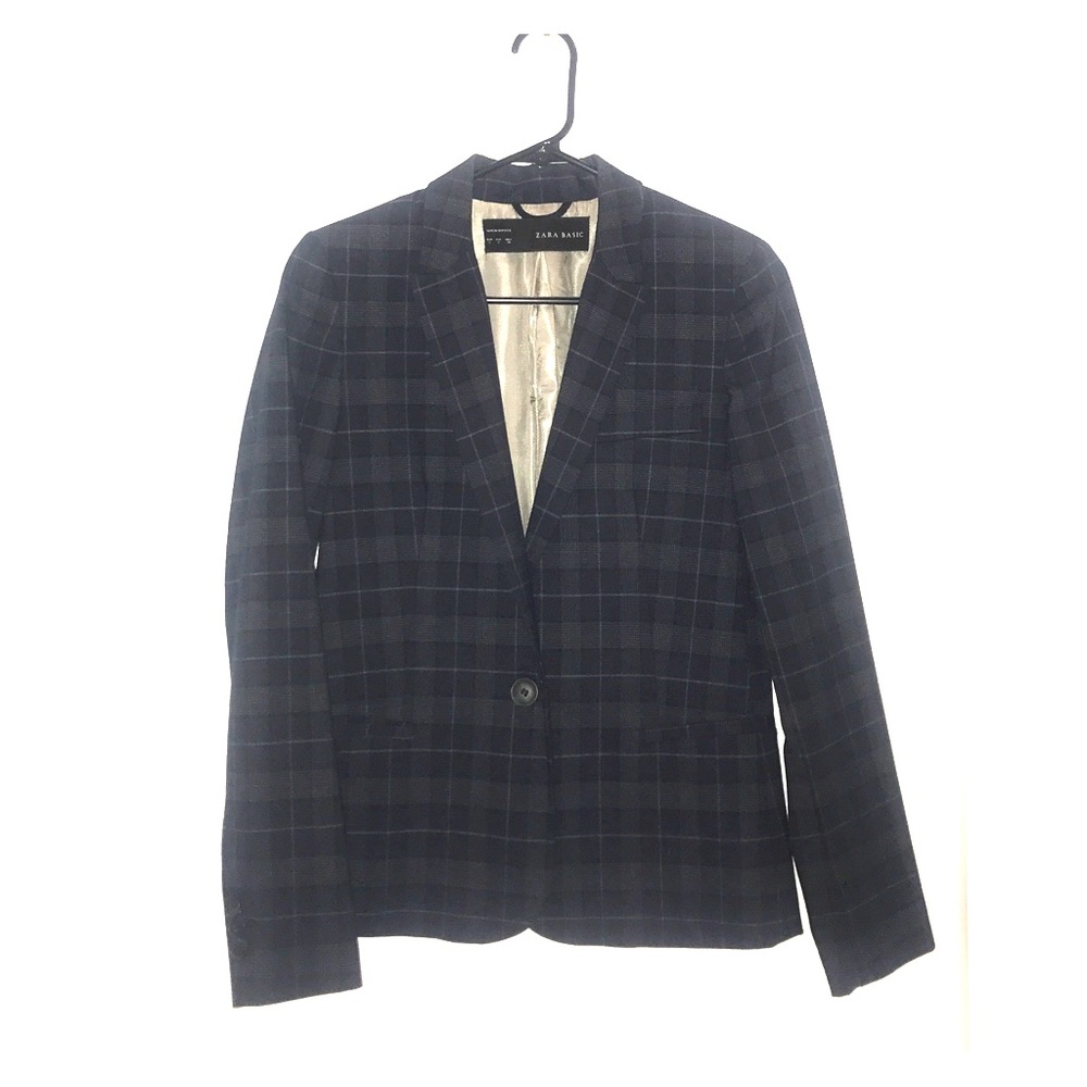 Zara Plaid Blazer