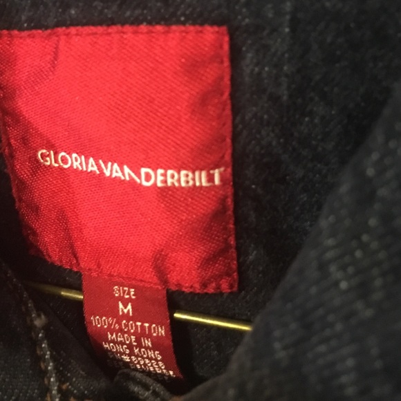 Gloria Vanderbilt jean jacket: size, M - Picture 2 of 2