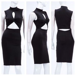 MIAMI BEACH BOUTIQUE - Cut Out Mini Dress