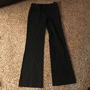 LOFT NWOT black straight leg work pants