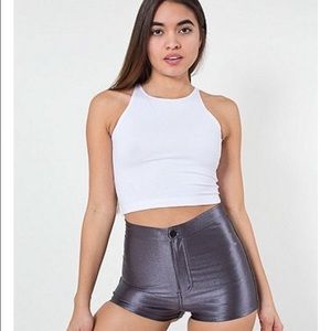 American Apparel Grey Disco Shorts