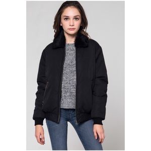 London Faux Fur Bomber