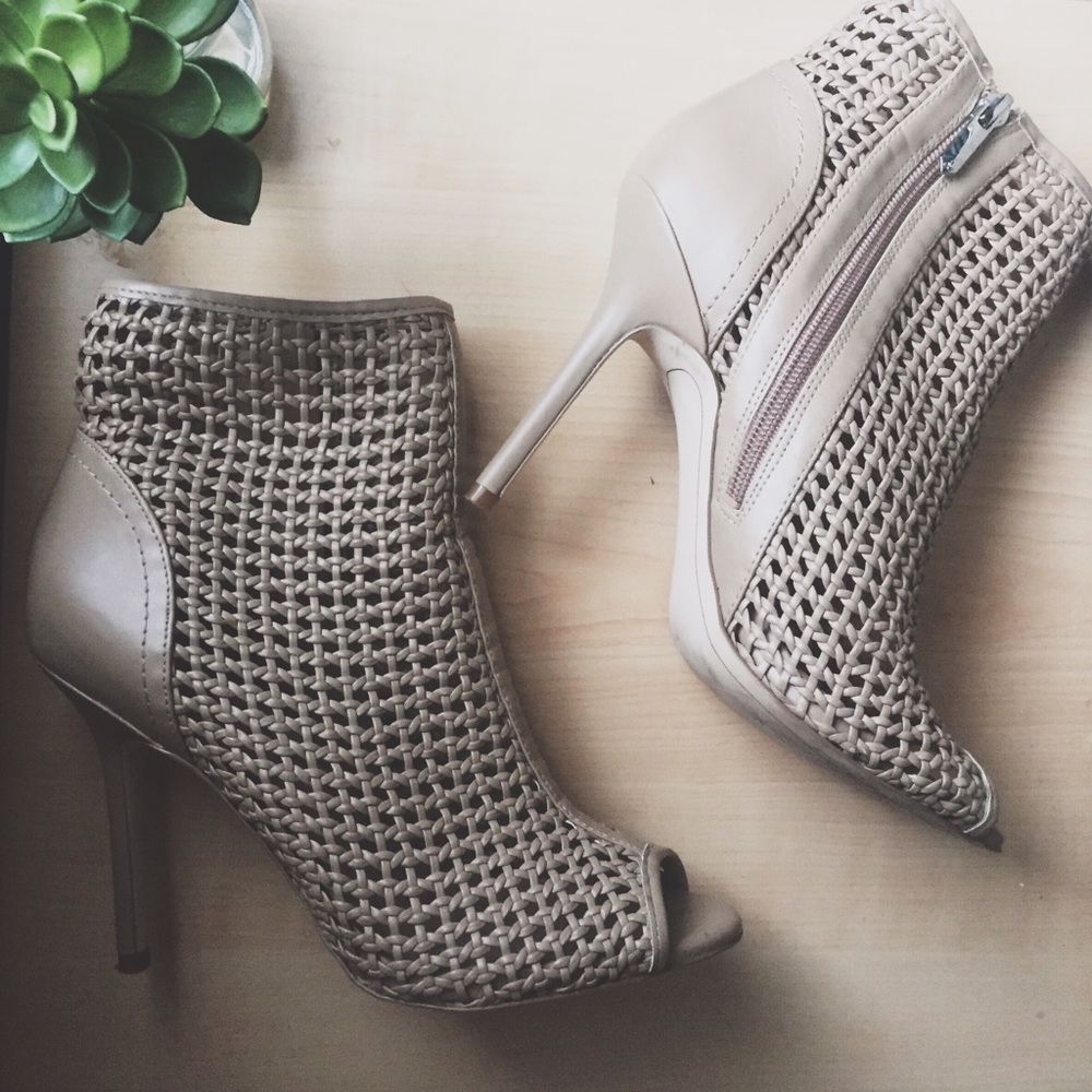 Sam Edelman open weave bootie