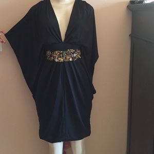 ✨HOST PICK✨Black Dress w Jeweled Belt