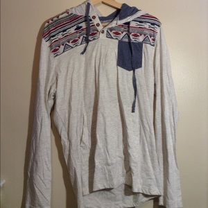 American Rag hooded shirt